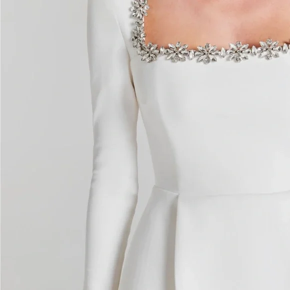 Nadine Merabi Kimberly rhinestone long sleeve - worn once. - Picture 2 of 10